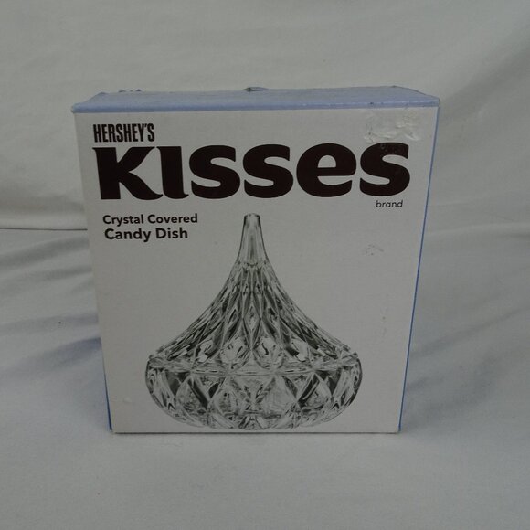 Hershey's Kisses Crystal Covered Candy Dish - Picture 1 of 9